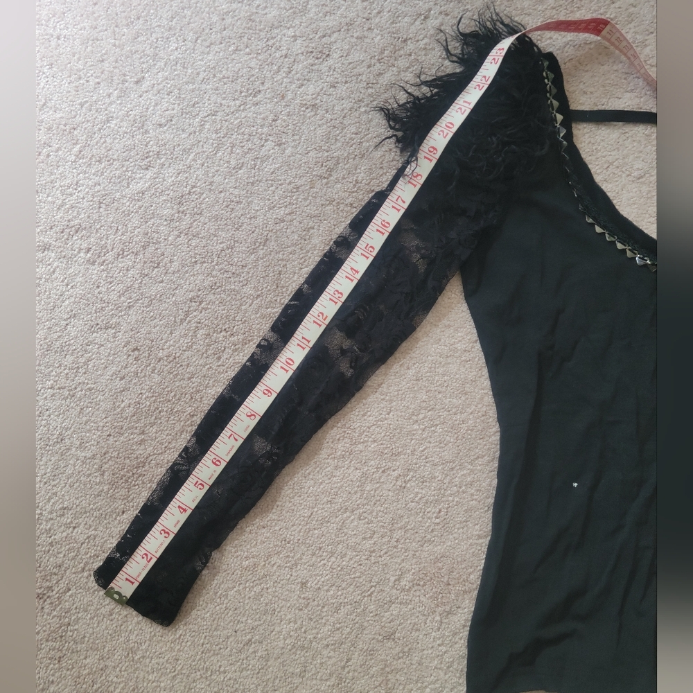 Punk Rave | L/S Top with Lace Up Back - Picture 6 of 8